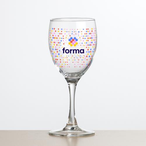 Custom Barware Glasses - Wine Glasses - Reese Wine - Full Color