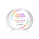 Schaffer Full Color Circle Crystal Trophy