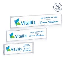 Saucedo Nameplate - Full Color - Glass Trophies