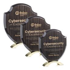 Belgrave Slatewood Gold Unique Wood Trophy - Eco-Friendly Trophies