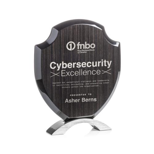 Awards and Plaques - Eco-Friendly Trophies - Belgrave Slatewood Silver Unique Wood Trophy