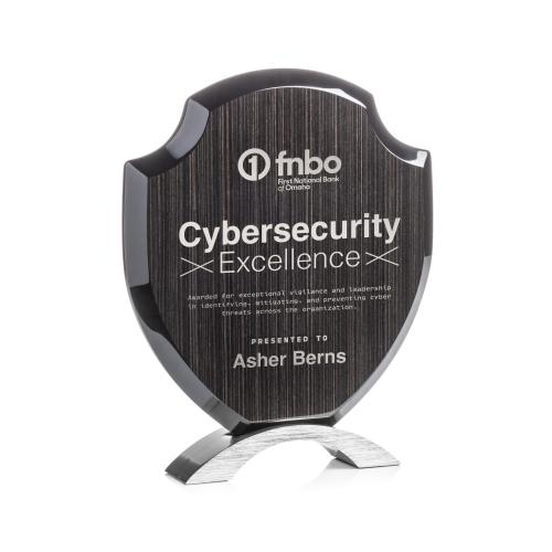 Awards and Plaques - Eco-Friendly Trophies - Belgrave Slatewood Silver Unique Wood Trophy