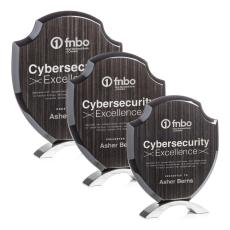 Belgrave Slatewood Silver Unique Wood Trophy - Eco-Friendly Trophies