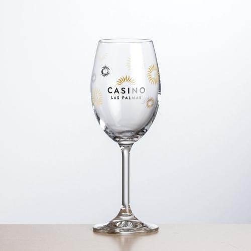 Custom Barware Glasses - Wine Glasses - Neptune Wine - Full Color