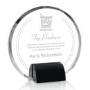 Crowder Black Circle Crystal Trophy