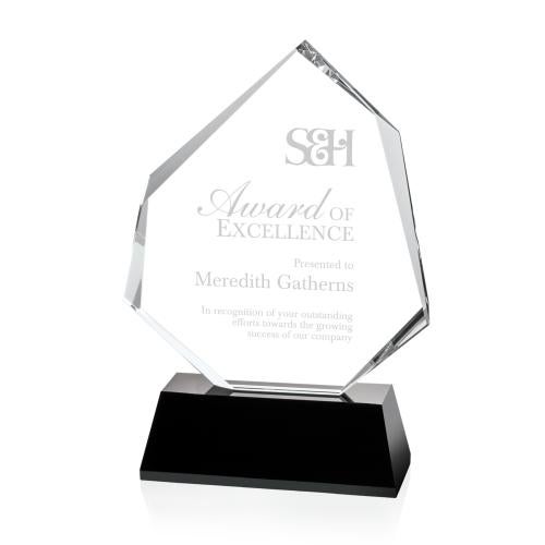 Awards and Plaques - Crystal Trophies - Crain Black Peaks Crystal Trophy