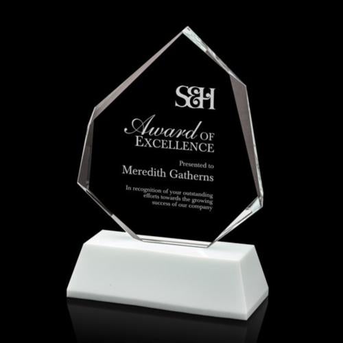 Awards and Plaques - Crystal Trophies - Crain Fagan Peaks Crystal Trophy