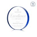 McMahon Blue Circle Crystal Trophy