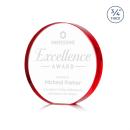 McMahon Red Circle Crystal Trophy