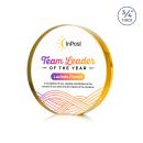 McMahon Full Color Gold Circle Crystal Trophy