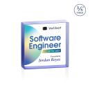 Upton Square Full Color Blue Square / Cube Crystal Trophy