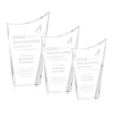 Burnett Clear Peaks Crystal Trophy - Crystal Trophies