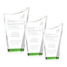 Burnett Green Peaks Crystal Trophy - Crystal Trophies