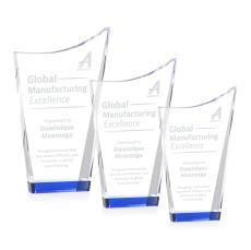Burnett Blue Peaks Crystal Trophy - Crystal Trophies