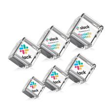 Potter Cube Full Color Square / Cube Crystal Trophy - Custom Trophies