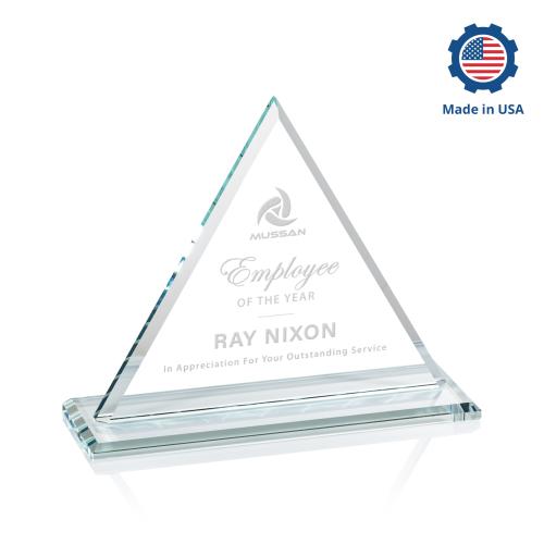 Awards and Plaques - Crystal Trophies - Melton Pyramid Crystal Trophy