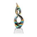 Cosenzo on Cahill Base Clear Unique Glass Trophy