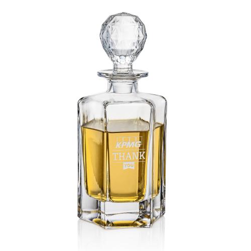 Custom Barware Glasses - Decanters - Govenor Decanter