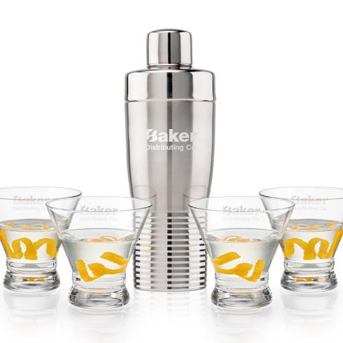 Trophy Genoa Shaker & Lujan Martini Set