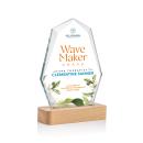 Andale Full Color Polygon Crystal Trophy