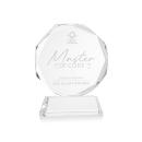 Acadian on Helton Base Clear Polygon Crystal Trophy