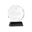 Acadian on Helton Base Black Polygon Crystal Trophy