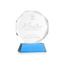 Acadian on Helton Base Sky Blue Crystal Trophy