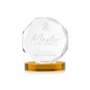 Acadian on Alberton Base Amber Crystal Trophy