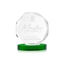 Acadian on Alberton Base Green Crystal Trophy