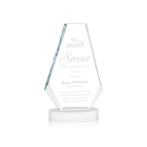 Awards and Plaques - Crystal Trophies - Mcleod on Alberton Base Fagan Polygon Crystal Trophy
