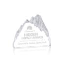 Glacier Iceberg Peaks Crystal Trophy