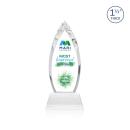 Fortier Full Color on Pruitt Base Clear Peaks Crystal Trophy