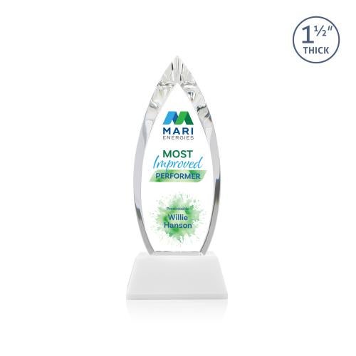 Awards and Plaques - Crystal Trophies - Fortier Full Color on Pruitt Fagan Peaks Crystal Trophy