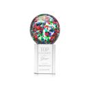 Knapp Globe on Yoder Base Glass Trophy