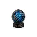 McCray on Lockwood Base Black Globe Glass Trophy