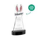 EdgeCraft on Alberton Base Black (via Air) Unique Crystal Trophy