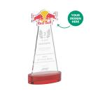 EdgeCraft on Alberton Base Red (via Air) Unique Crystal Trophy