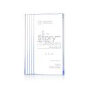 Haverton Blue Rectangle Acrylic Trophy