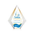 Brantley Full Color Gold Acrylic Trophy