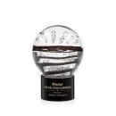 Cummins on Round Base Black Globe Glass Trophy