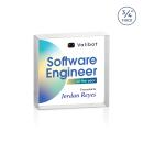 Upton Square Full Color Clear Square / Cube Crystal Trophy