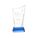 Burnett on Helton Base Sky Blue Peaks Crystal Trophy