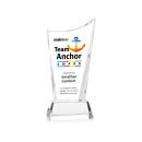 Burnett Full Color on Helton Base Clear Peaks Crystal Trophy