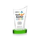 Burnett Full Color on Alberton Base Green Peaks Crystal Trophy