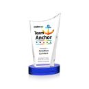 Burnett Full Color on Alberton Base Blue Peaks Crystal Trophy