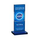 Berry Full Color Blue Towers Crystal Trophy