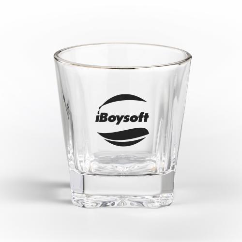 Custom Barware Glasses - Whisky Glasses - Santana Silver Rim OTR - Imprinted