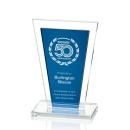 Braun Blue Crystal Trophy