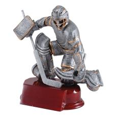 Hockey Goalie Resin Figure Trophy - Trophies