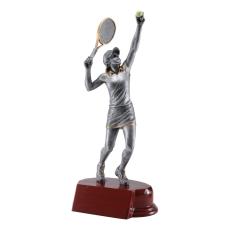 Tennis Female Resin Figure Trophy - Trophies